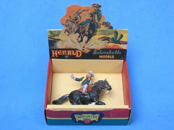 SOLD Herald Zang Mounted Cowboy Firing Gun - VNMB! - Image 3