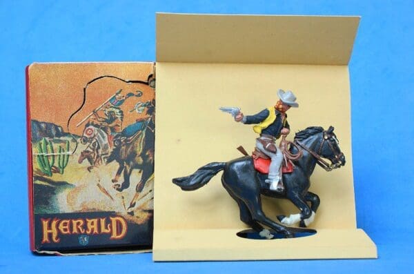 SOLD Herald Zang Mounted Cowboy Firing Gun - VNMB!