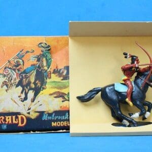 SOLD Herald Zang Mounted Indian with Bow - VNMB!