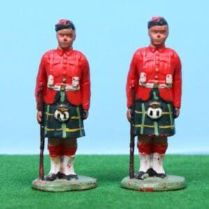 SOLD Pair of Herald Scotsmen, at Attention