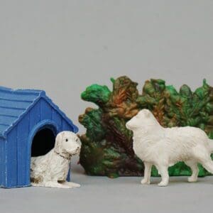 SOLD Taylor & Sons Farm Dog & Kennel Set