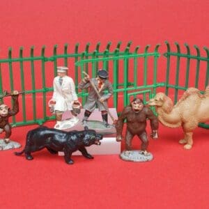 SOLD Timpo Zoo Cages & Animals No.7