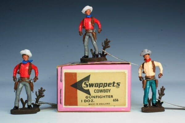 SOLD Swoppet Cowboys Gunfighter Trade Box