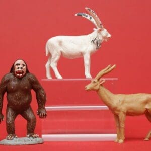 SOLD Timpo Zoo Animals - Mountain Goat, Antelope & Gorilla