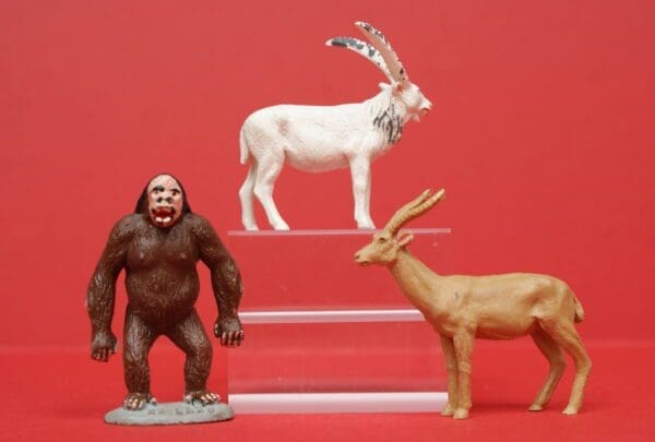 SOLD Timpo Zoo Animals - Mountain Goat, Antelope & Gorilla