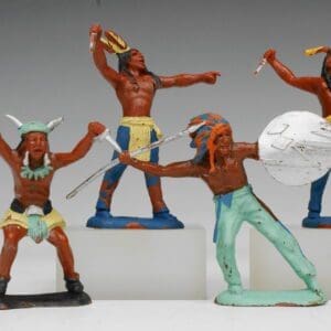 SOLD Hilco 60mm Indians Set of 4