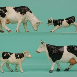 SOLD Timpo Cows & Calves - Early Gloss Black Markings