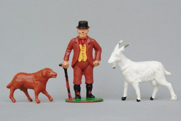 SALE! Charbens Farmer, Farm Dog and Goat