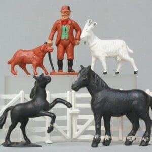SOLD Charbens Farmer, Dog, Goat, Horse & Colt