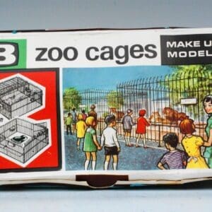 SOLD Britains 2 Zoo Cages 'A' & 'B' - Uncut Box!