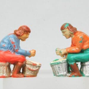 SOLD Charbens Farm Milkmaids - Early FULL Paint Versions!
