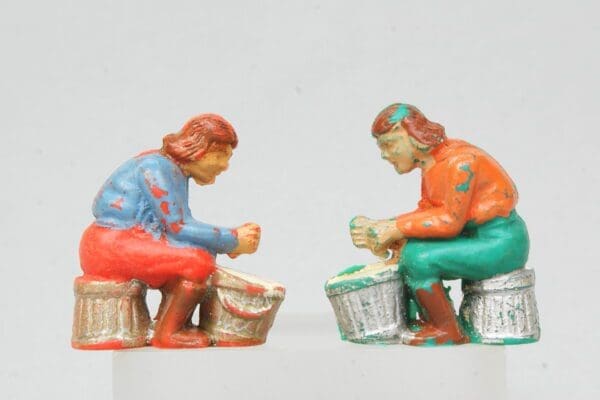 SOLD Charbens Farm Milkmaids - Early FULL Paint Versions!