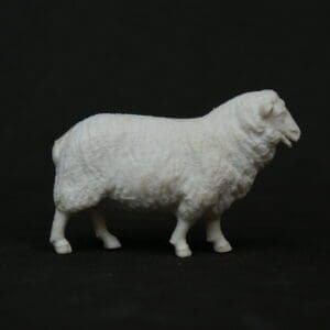 SOLD Britains WHITE Plastic Standing Sheep
