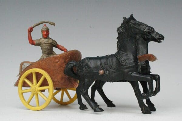 SOLD Poplar Plastic Roman Chariot