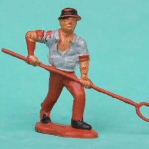SOLD Charbens Farm Worker with Pitchfork - Scarce!