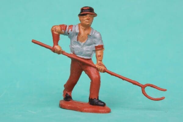 SOLD Charbens Farm Worker with Pitchfork - Scarce!