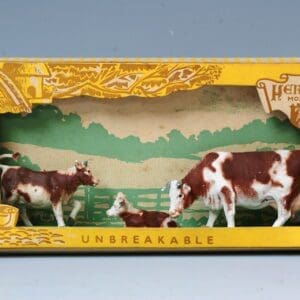 SOLD Herald Zang Ayrshire Cow & Calves Display Carton