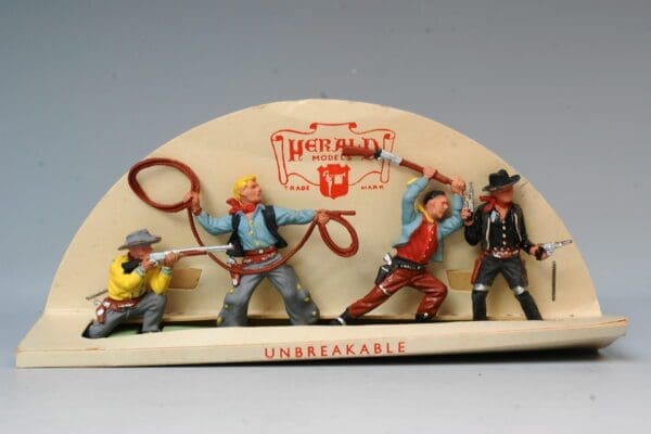 SOLD Herald Zang Cowboy Display Card - Very RARE!