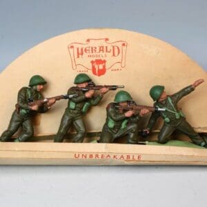 SOLD Herald Khaki Infantry Military Display Card