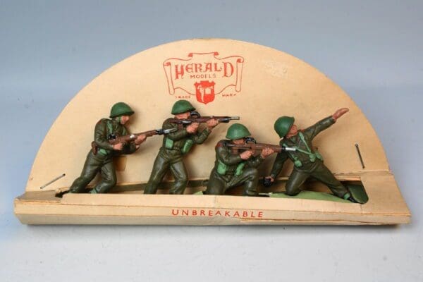 SOLD Herald Khaki Infantry Military Display Card