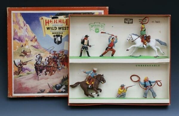 SOLD Herald Cowboy Two-tier Box Set - Image 2