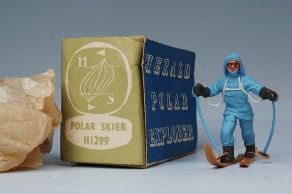 SOLD Herald Polar Skier (Blue) - Mint Boxed!