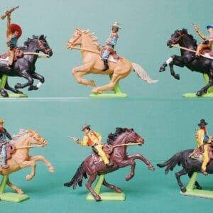 Deetail Wild West Mounted Cowboys - Full Set!