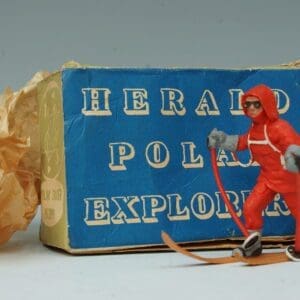 SOLD Herald Polar Skier (Red) - Mint in Poor Box