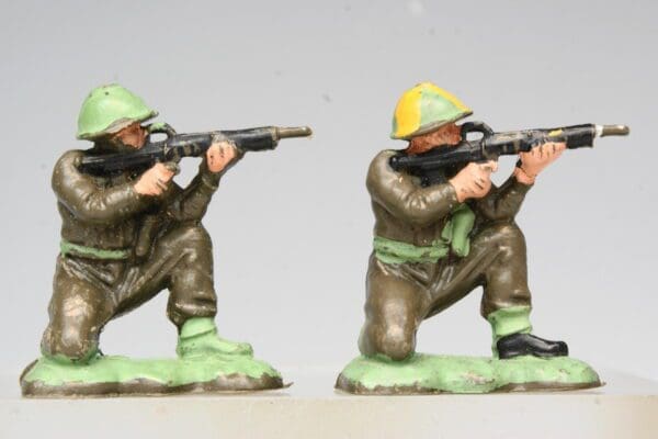 SOLD VP Khaki Infantry Kneeling Firing Paint Variations