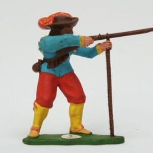 SOLD ECW Cavalier Musketeer - Dark Brown Plastic