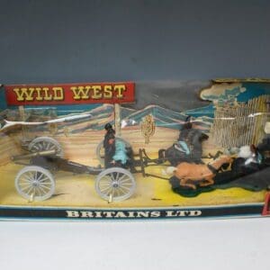 SOLD! Britains ACW Federal Gun Team & Limber - Wild West Box