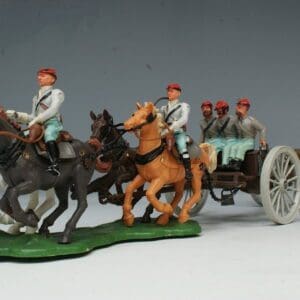 SOLD Britains ACW Confederate Gun Team & Limber - Superb!