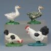 SOLD Elastolin Preiser Farm Scarce Poultry