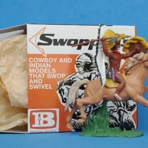 SOLD Swoppet Indian Chief with Spear (2nd Issue Horse)