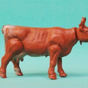 SOLD Lone Star RARE Movable Farm Cow (Brown Plastic)