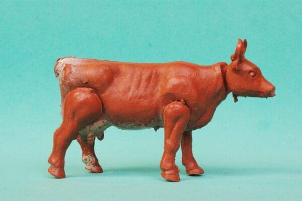 SOLD Lone Star RARE Movable Farm Cow (Brown Plastic)