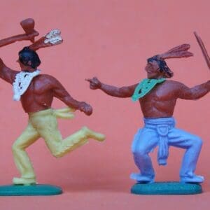 SOLD Charbens Swoppet-type Indians with Early Bases