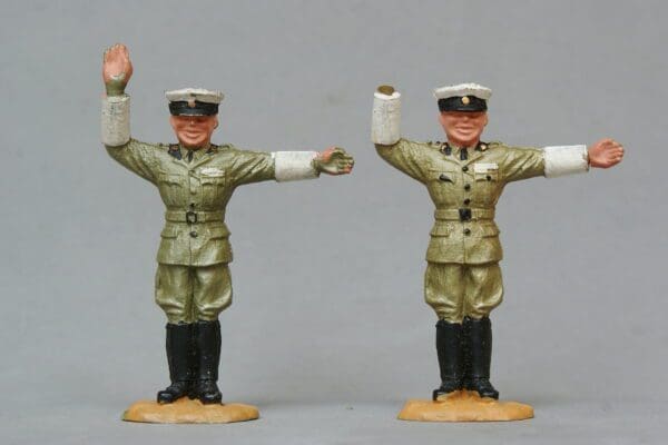 AA Patrolmen on Traffic Duty - Metallic Khaki