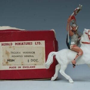 SOLD Herald Trojan Warrior Mounted General 'Rahere' Box