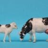Hilco Grazing Cow & Standing Calf - Matching Pair