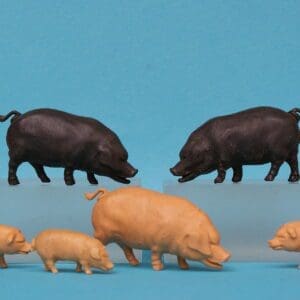 SOLD Britains Farm Pigs & Piglets - Hollowcast Moulds