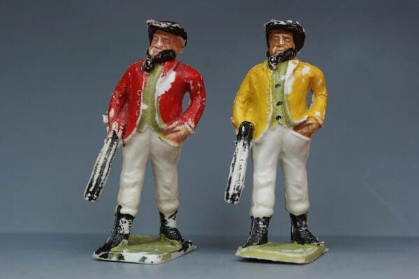 SOLD Cherilea Farmer with Shotgun - Red & Yellow Variants