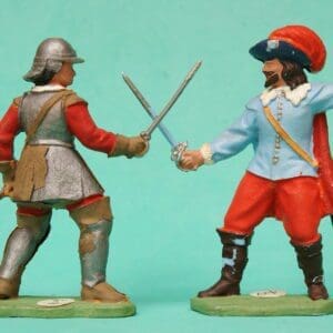 SOLD ECW Roundhead & Cavalier Troopers Duelling #1