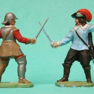 SOLD ECW Roundhead & Cavalier Troopers Duelling #2