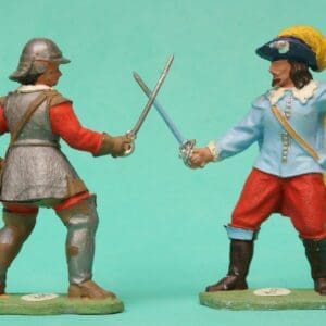 SOLD ECW Roundhead & Cavalier Troopers Duelling #3