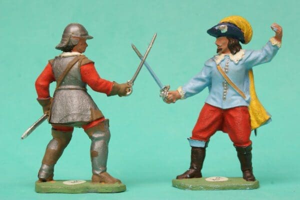 SOLD ECW Roundhead & Cavalier Troopers Duelling #3