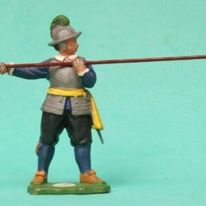 SOLD ECW Roundhead Pikeman - Dull Silver Plastic