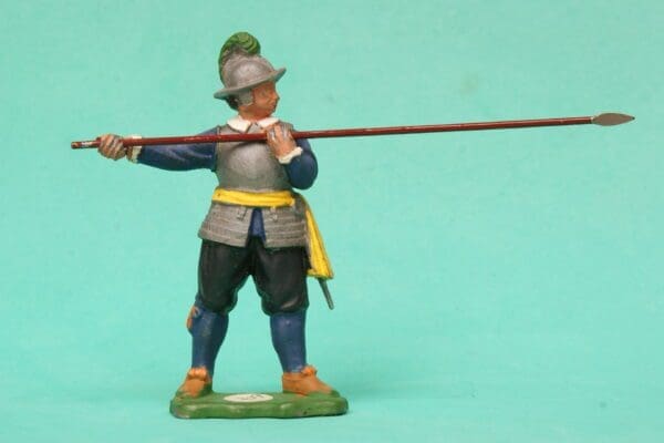 SOLD ECW Roundhead Pikeman - Dull Silver Plastic