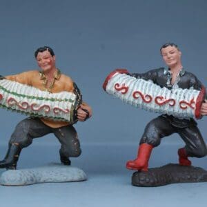 SOLD Herald Ukrainian Men Playing Concertina