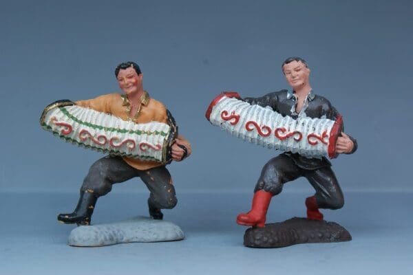 SOLD Herald Ukrainian Men Playing Concertina